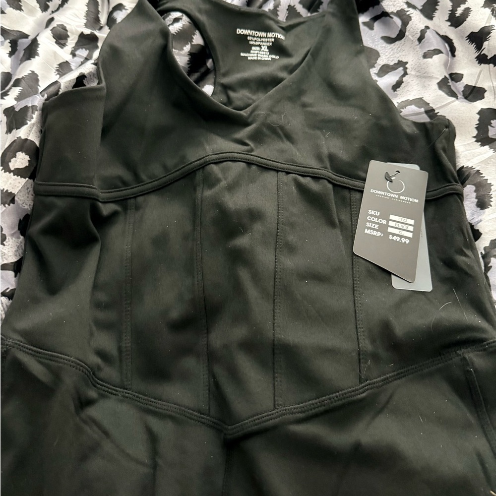 Downtown Motion Black Jumpsuit NWT